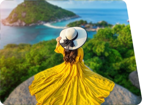 Happy client on Koh Phangan