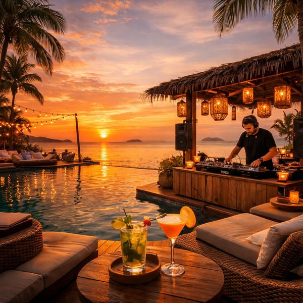 Beach Clubs & Sunset Lounges